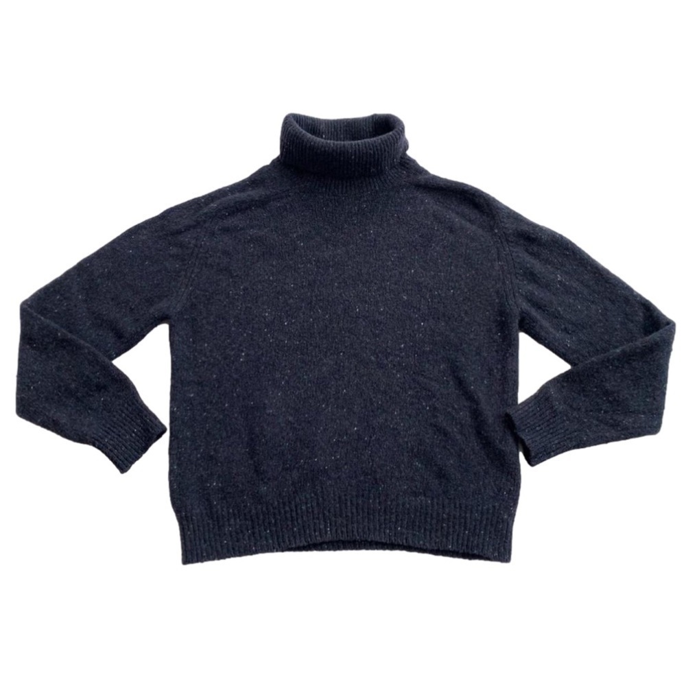 Woolmark blend Knitted sweater size XS Wool rich dark blue Modango woman’s
